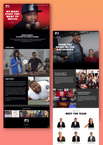 Back-Roads-Entertainment-website Back Roads Entertainment site designed by Fabrica Collective in NYC
