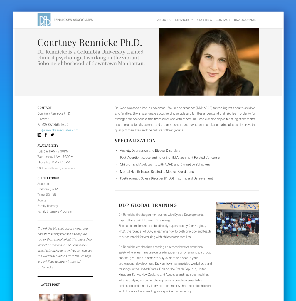 Rennicke & Associates staff Rennicke & Associates staff