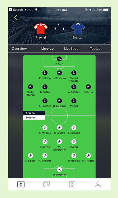 Pundit-Club-Lineups Pundit Club app lineups